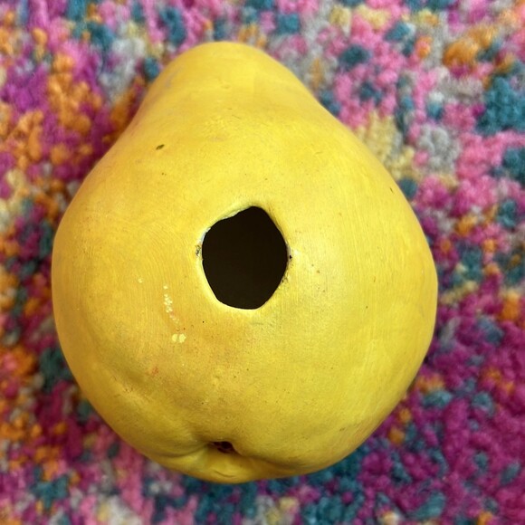 Ceramic Fruit Made in Spain Rare Pieces: Pear, Lemon,Key Lime, Peach, Apples (6) - Picture 9 of 12